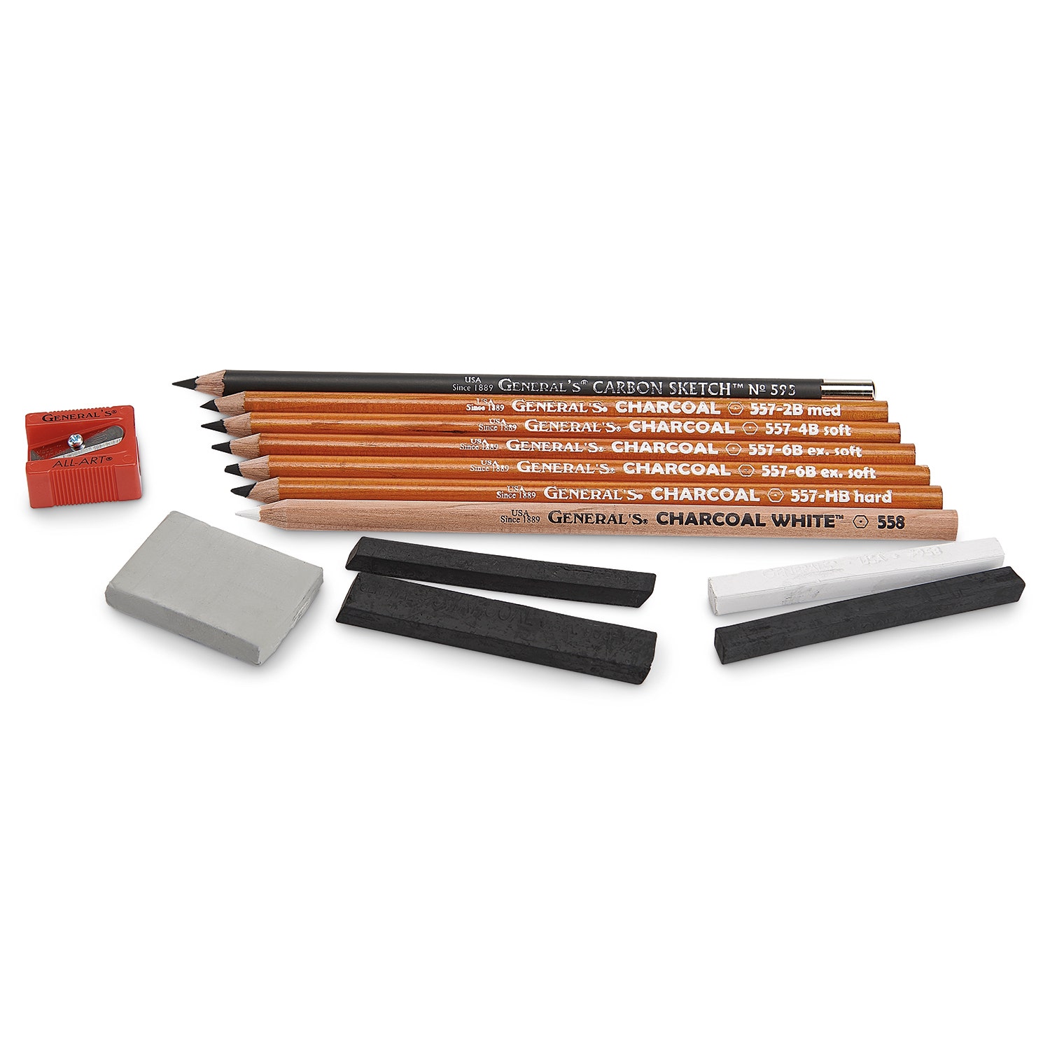 General's Charcoal Drawing Set #15 view 4