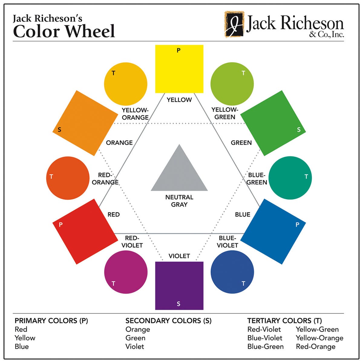 9729692-Color Wheel - 19-1/4 in. x 19-1/4 in.