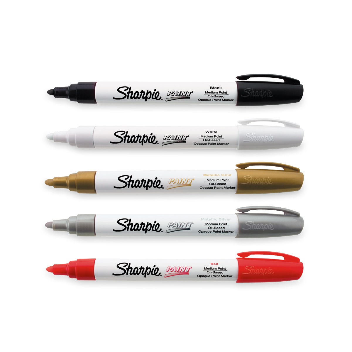 X00009729709-Sharpie Oil-Based Paint Medium Markers - Set of 5