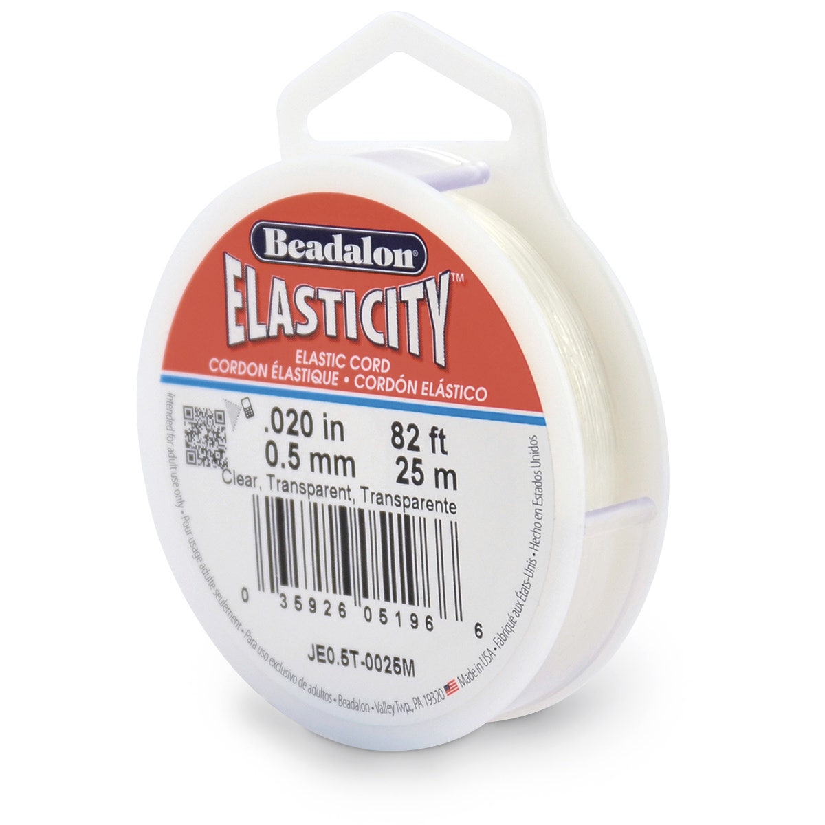 X00009730320-Beadalon Elasticity Bead Cord