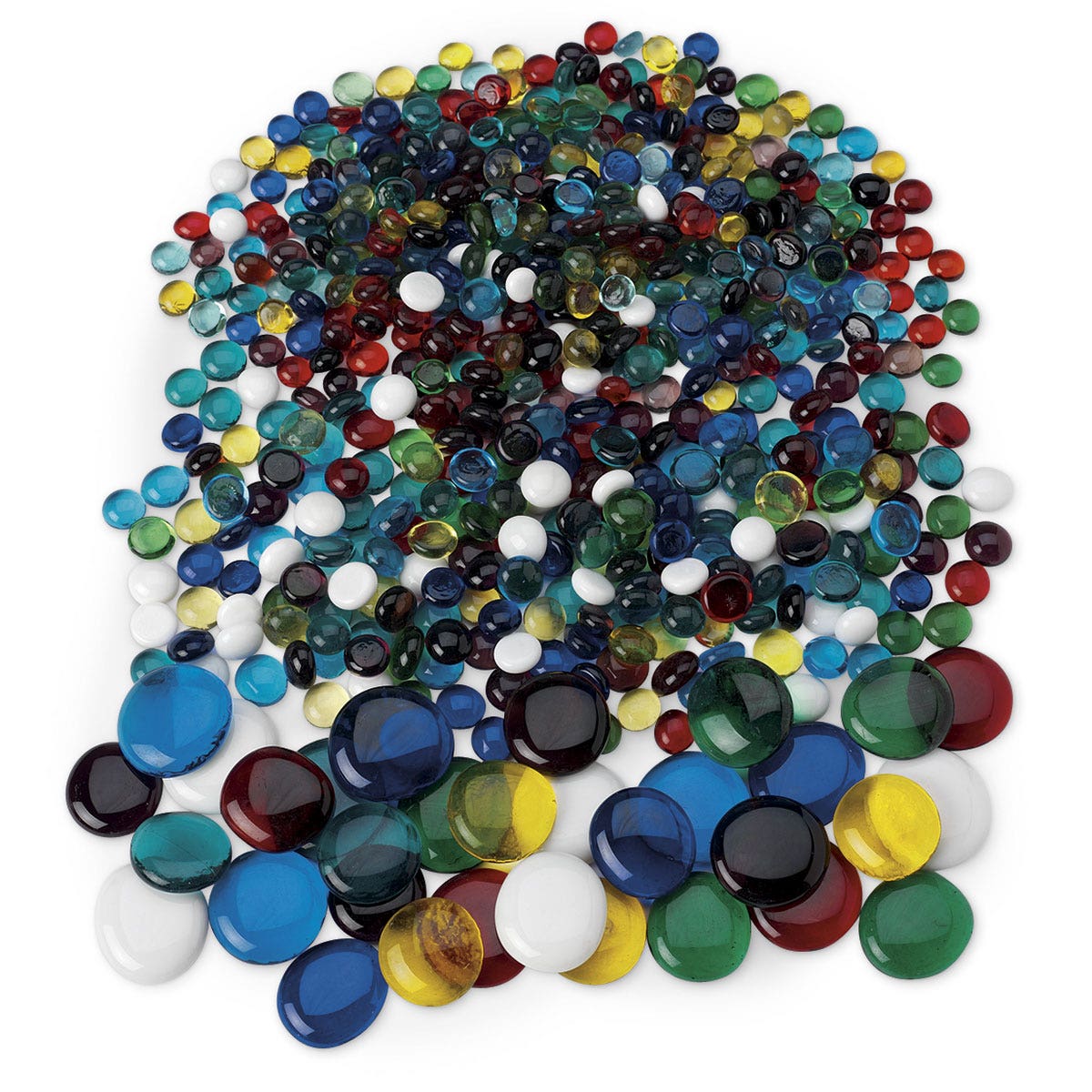 9730393-Glass Gems Assortment - 3-lb. Bag