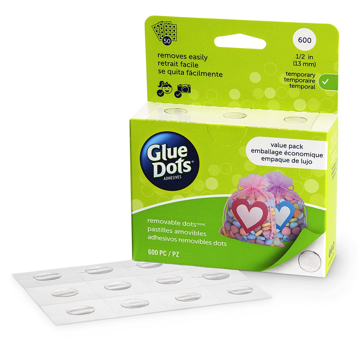 9730521-Removable Glue Dots® - Pkg. of 600