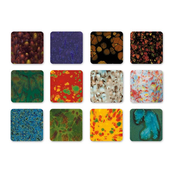 X00009730596-Mayco® Jungle Gem™ Glazes - 12 Colors - 4 oz.