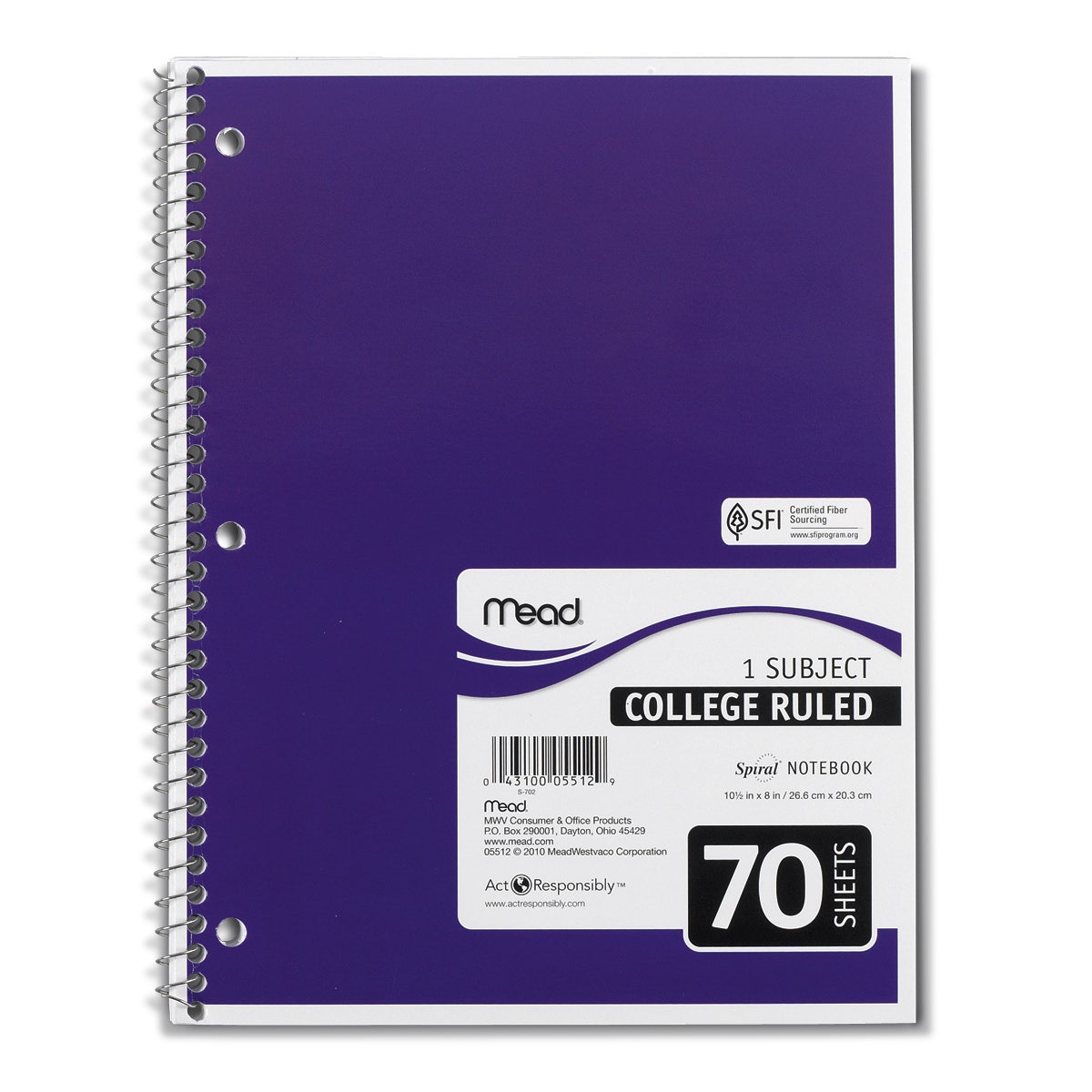 X00009730915-Mead Spiral Notebook