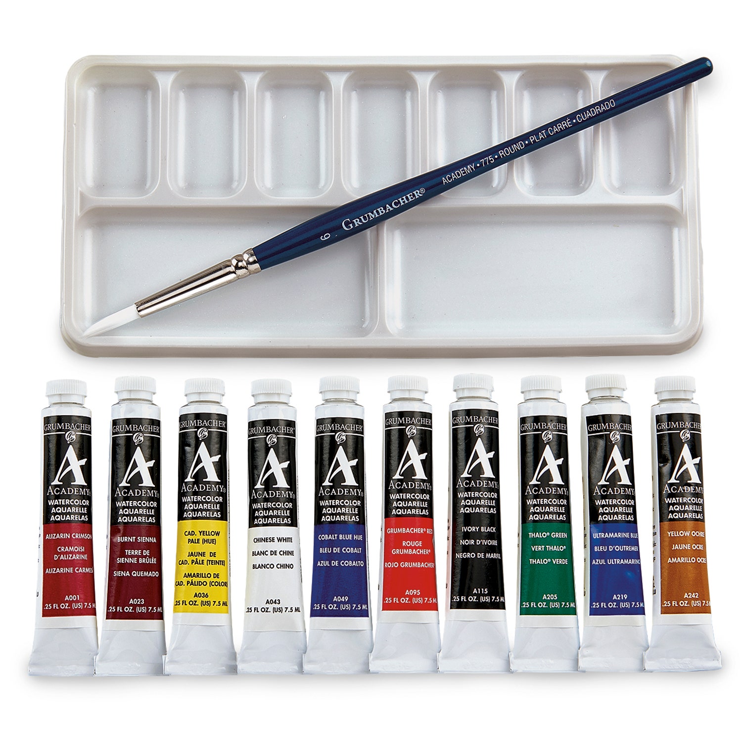 9731334-Grumbacher® Academy® Watercolors - Set of 10
