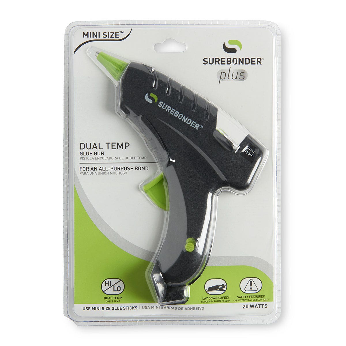9731441-Surebonder® 10-Watt Dual-Temp Mini Glue Gun