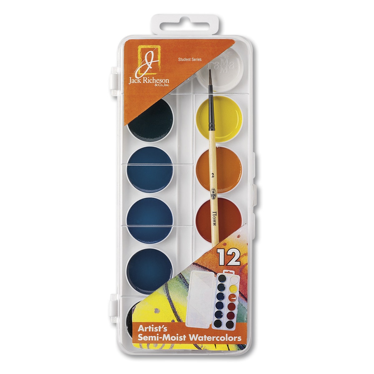 X00009731570-Jack Richeson® Semi-Moist Watercolor Set
