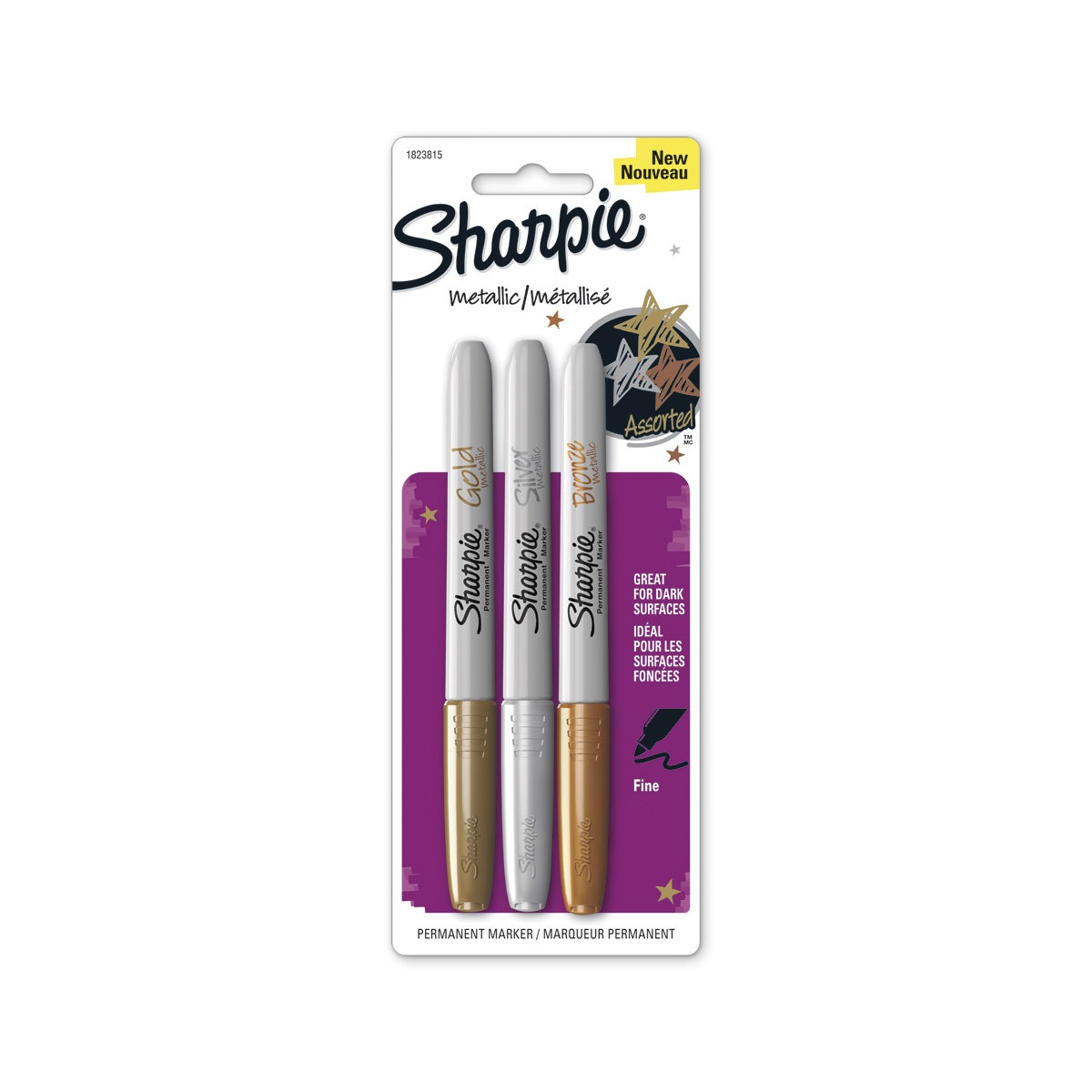 X00009731631-Sharpie® Fine-Point Metallic Permanent Markers
