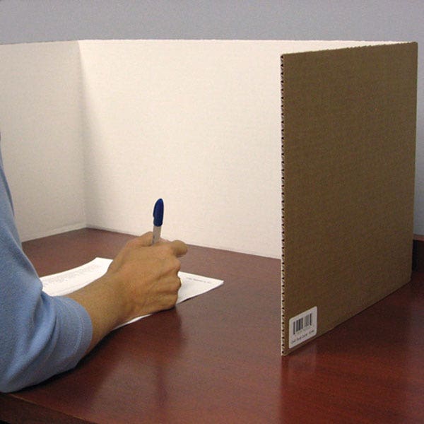 9732935-Flipside® Presentation Boards - 18 in. x 48 in. - Pkg. of 24 - White