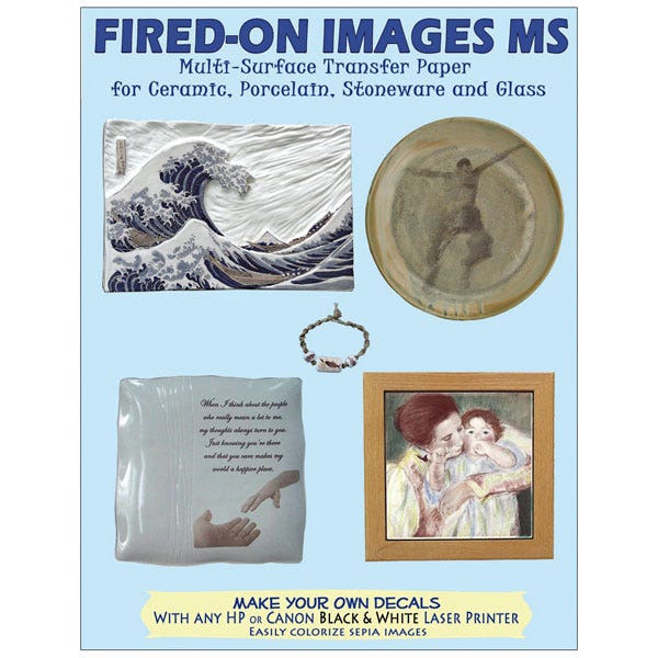 9733031-Fired-On Images Multi-Surface Transfer Paper - Pkg. of 10 - 8-1/2 in. x 11 in.