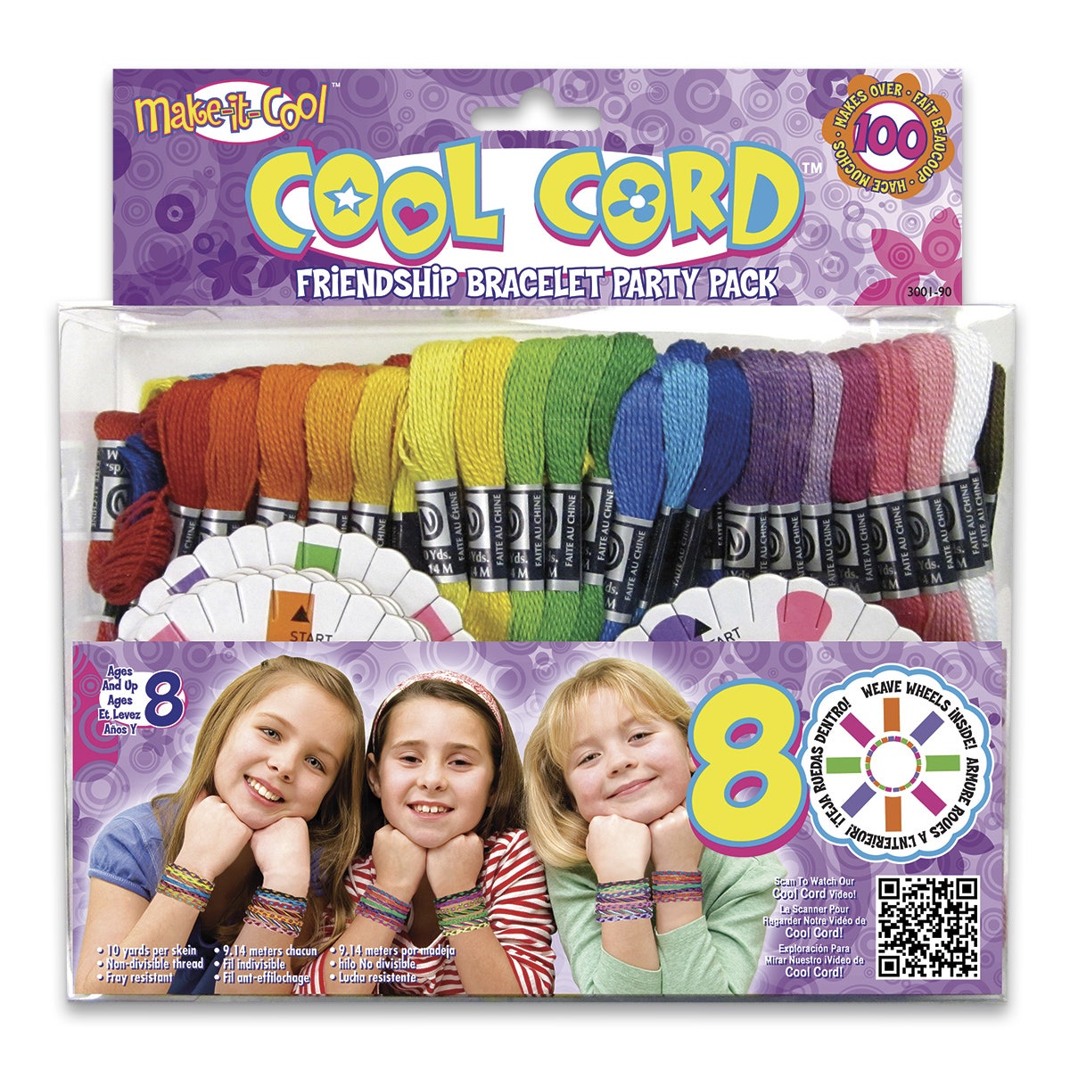 9733118-Cool Cord™ Friendship Bracelet Party Pack