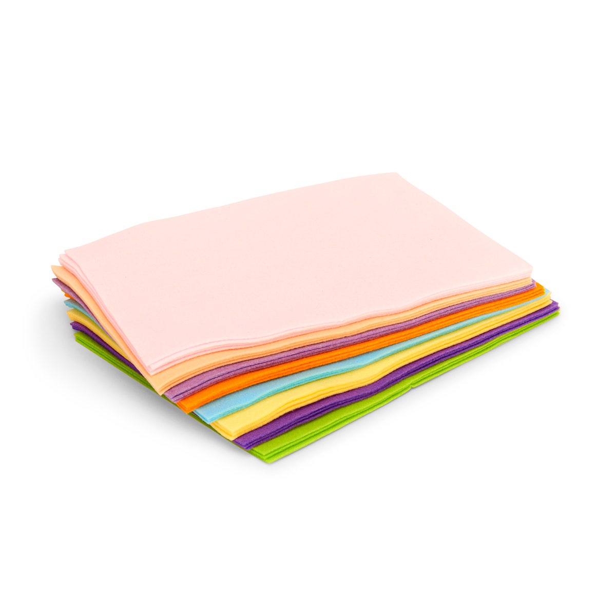 9733156-EZ Felt - Pkg. of 25 - 9 in. x 12 in. - Bright/Pastel Colors