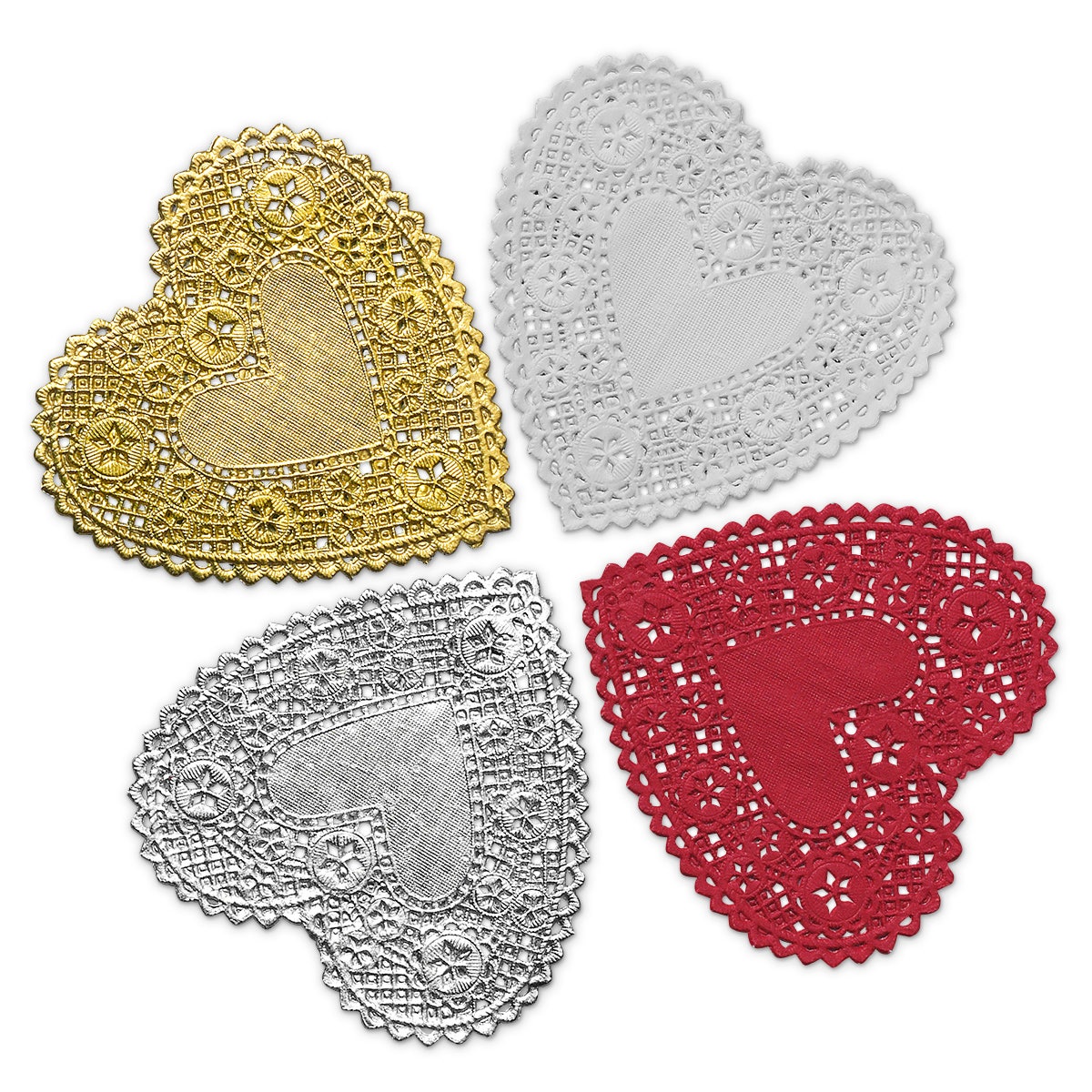 X00009733498-Paper Lace Doilies - 4 in.
