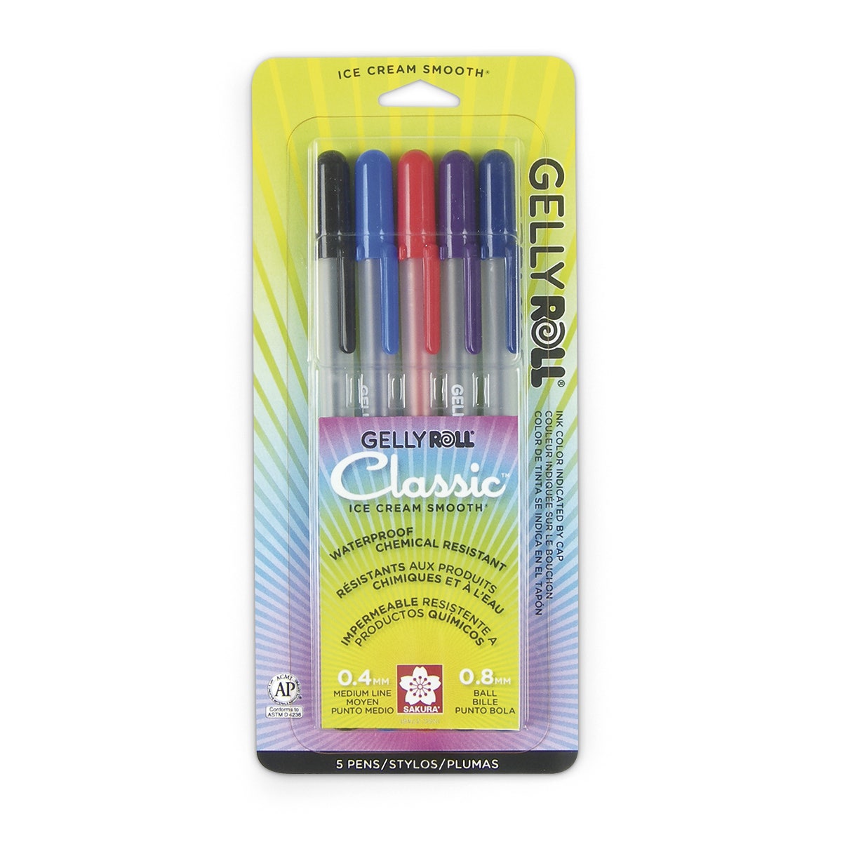 9734209-Sakura® Gelly Roll® Gel Ink Pens - Set of 5 Classic™