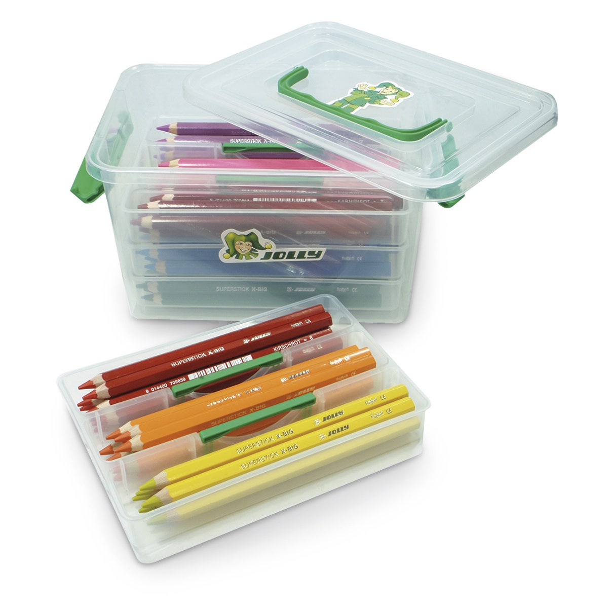 9735750-Jolly X-Big Colored Pencils - Classroom Kit of 96