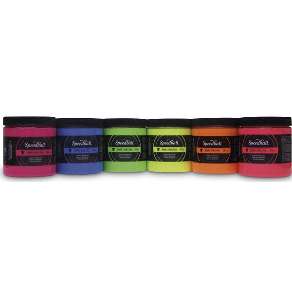 X00009736532-Speedball® Fabric Ink Fluorescent Colors Set of 6