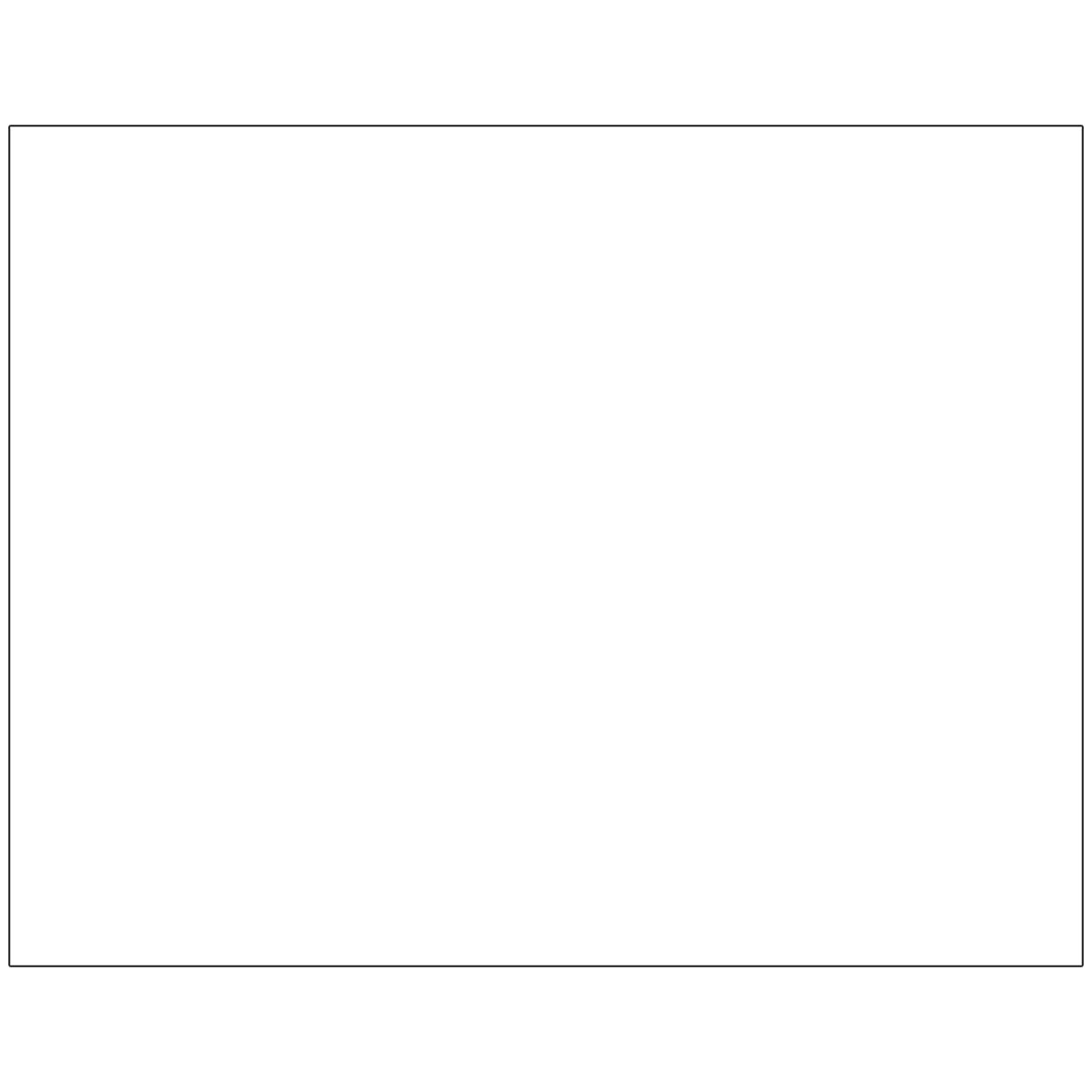 X00009736977-Pacon Railroad Board 22 in. x 28 in. - White