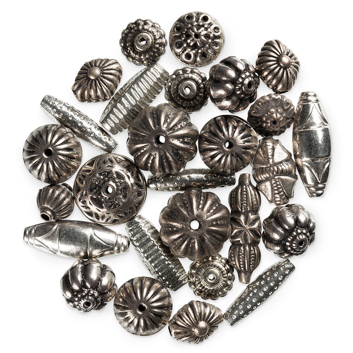 9737816-Metal Bead Mix - 8 oz. Bag