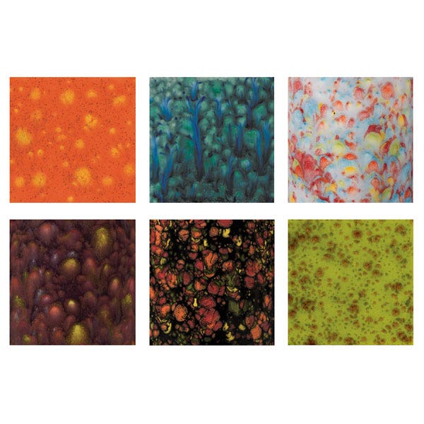 X00009737890-Mayco® Jungle Gem™ Crystal Glazes - 6-Color Set - Pints