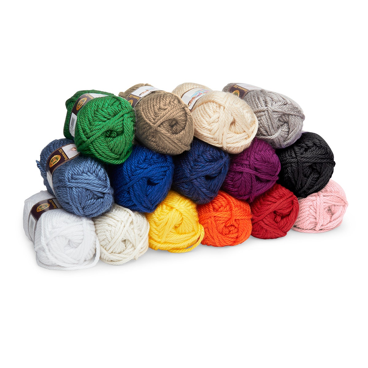 9737946-Lion Brand® Hometown USA® Yarn - 81 yds. each - Set of 15