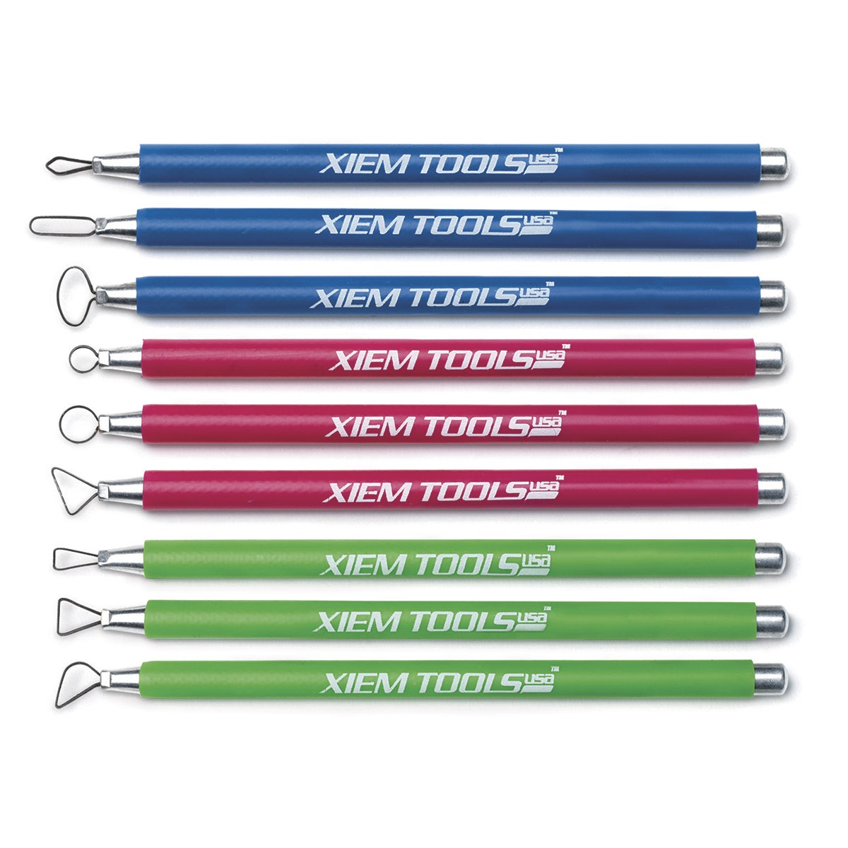 9738144-Xiem™ Mini Ribbon Sculpting Tools - Set of 9