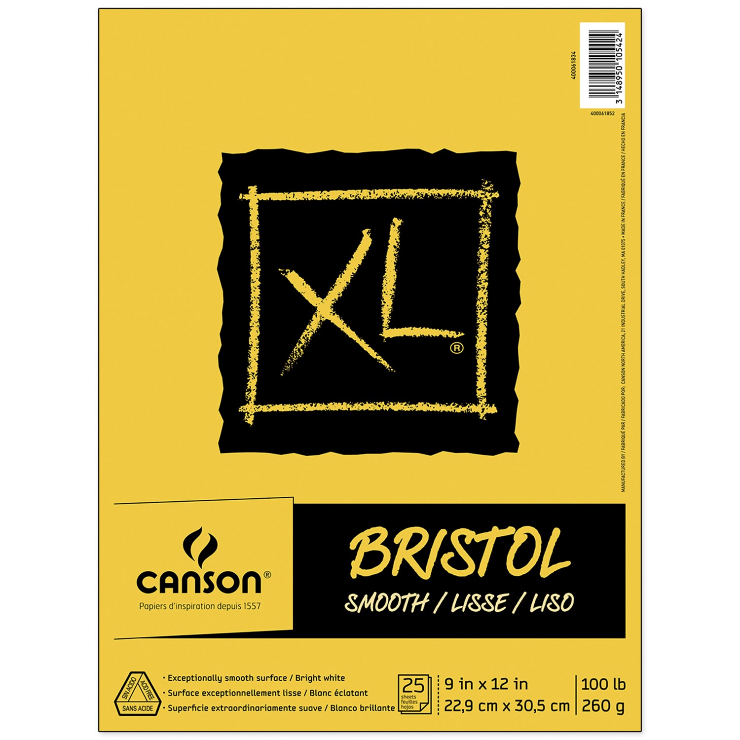 X00009738220-Canson XL Bristol Paper Pad