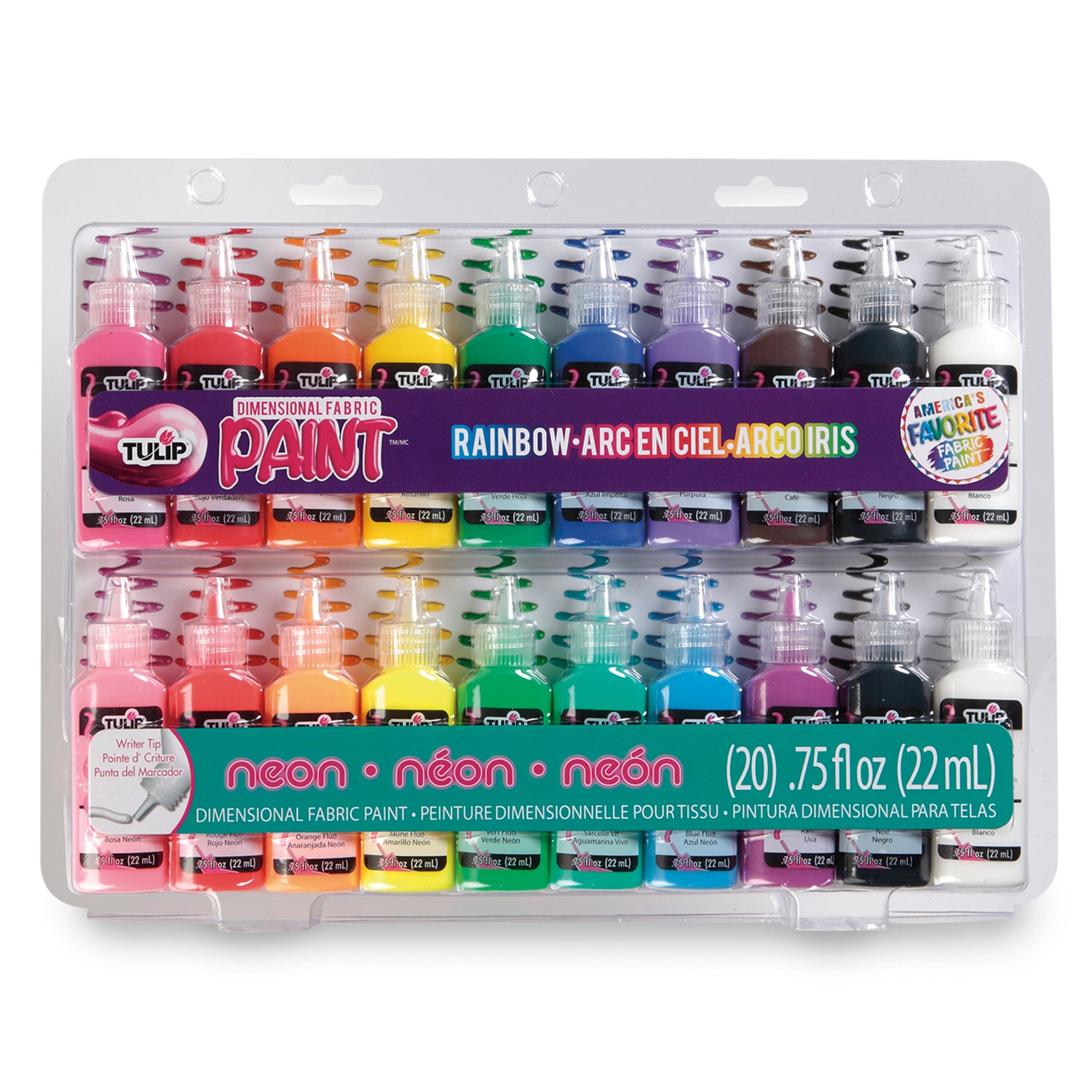 9738761-Tulip® 3-D Paint - Set of 20