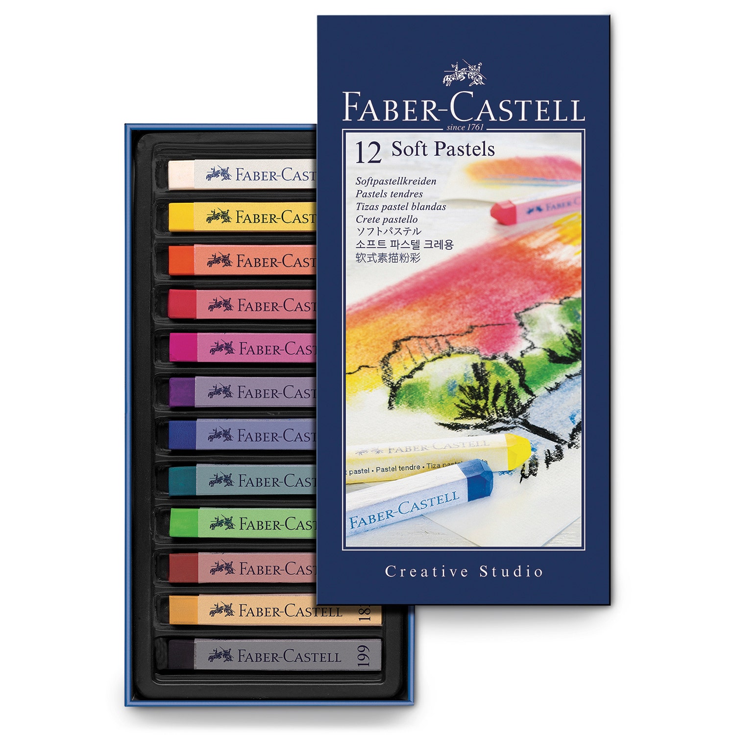 X00009739201-Faber-Castell Creative Studio Soft Pastels
