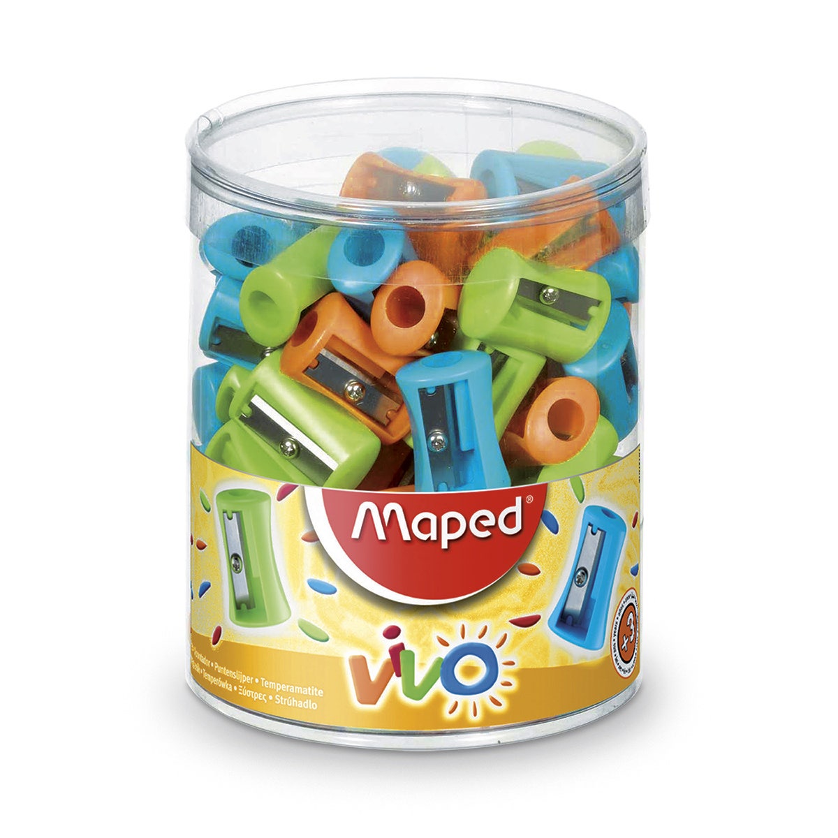 9739497-Maped® Vivo One-Hole Sharpeners - Box of 75