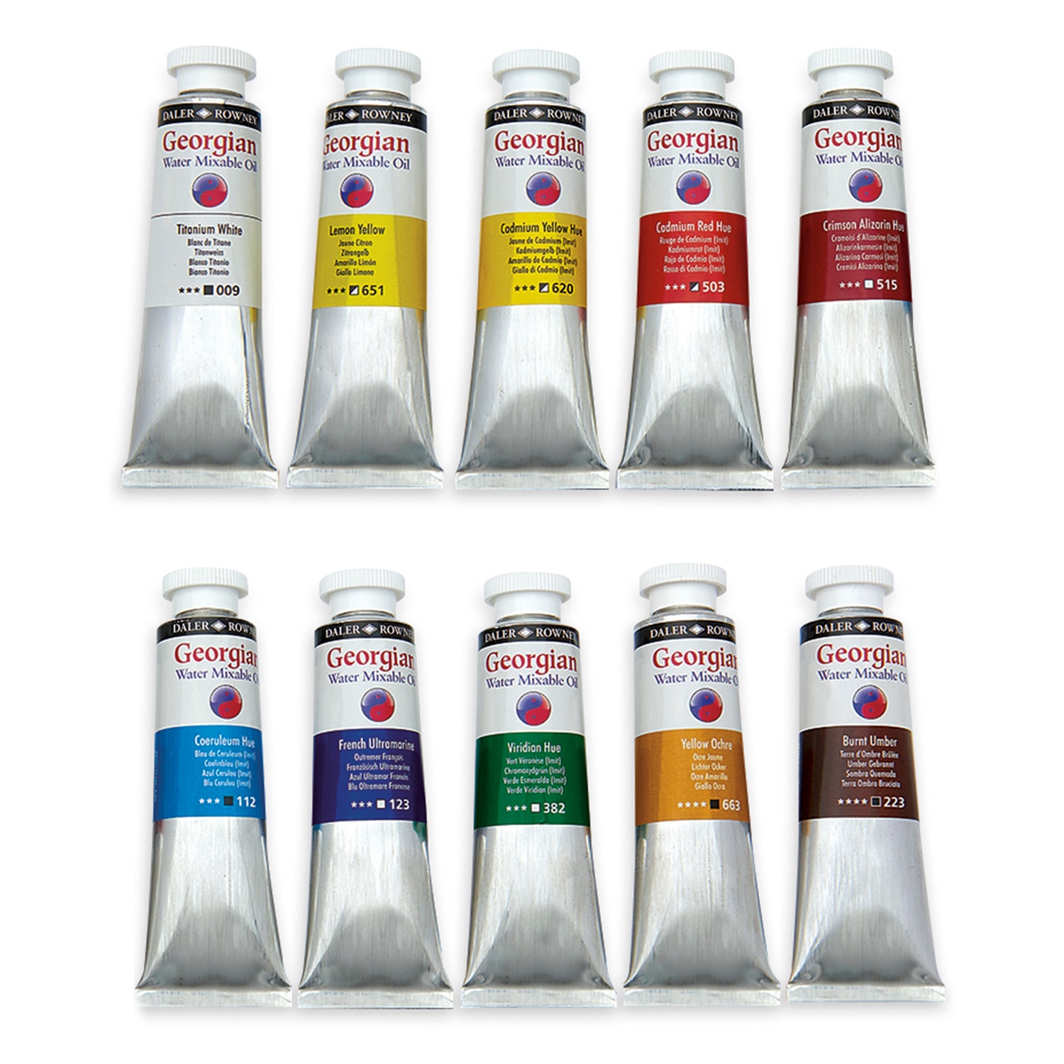 9739835-Georgian Water-Mixable Oil - 1.25 oz. (37 ml) - Selection Set of 10