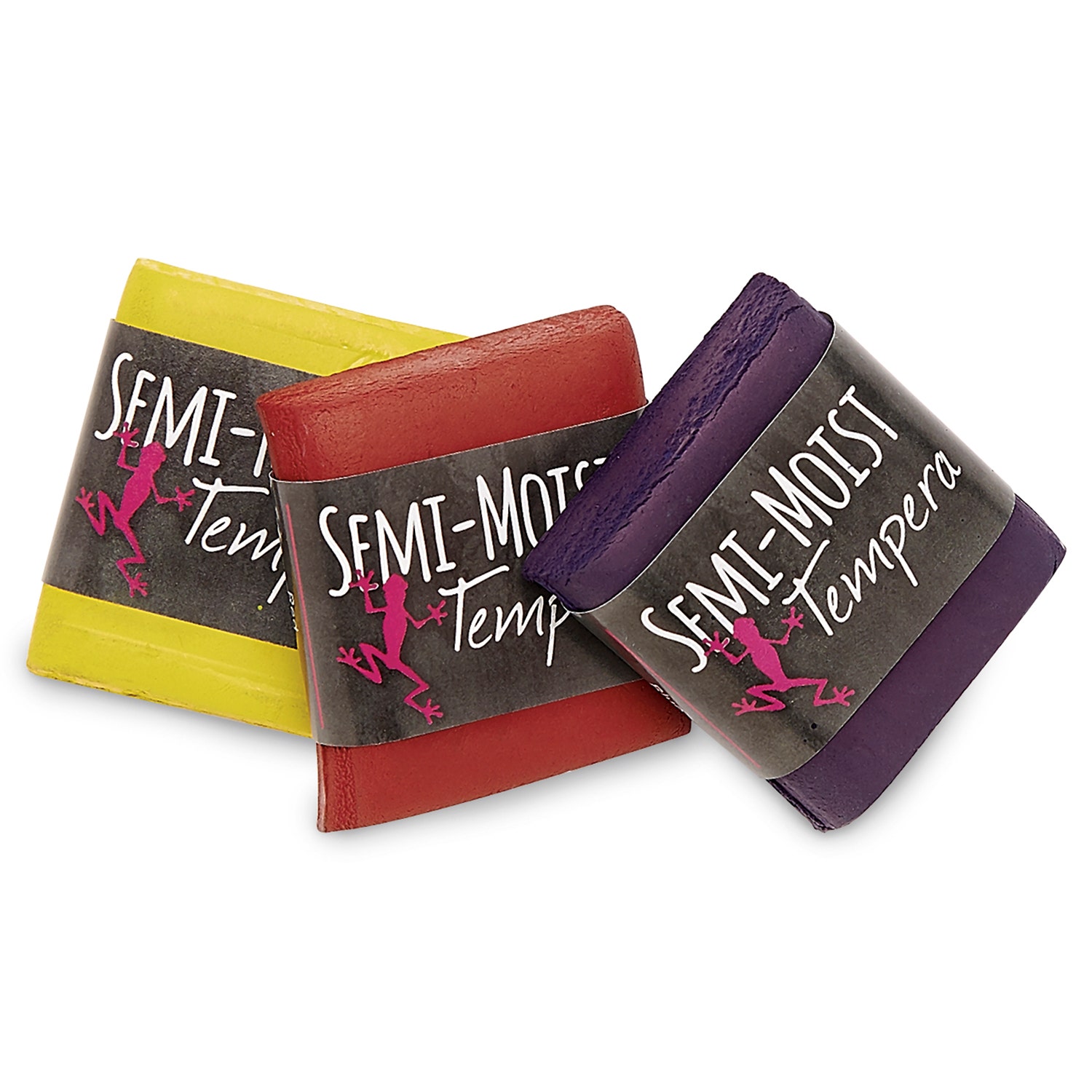 9740102-Jack Richeson® Semi-Moist Tempera Cakes - 3- Color Set