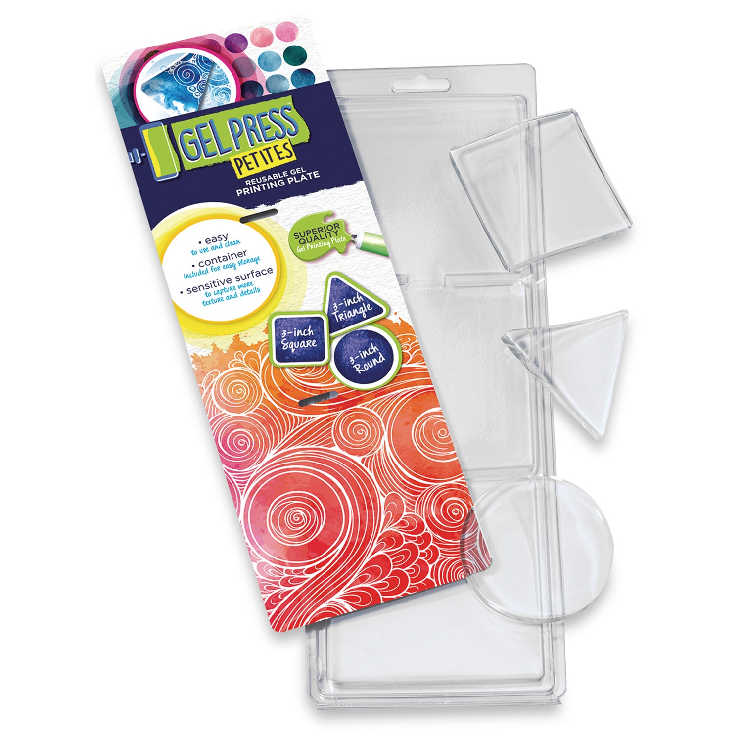 9740637-Gel Press Printing Plates - Petite Set A