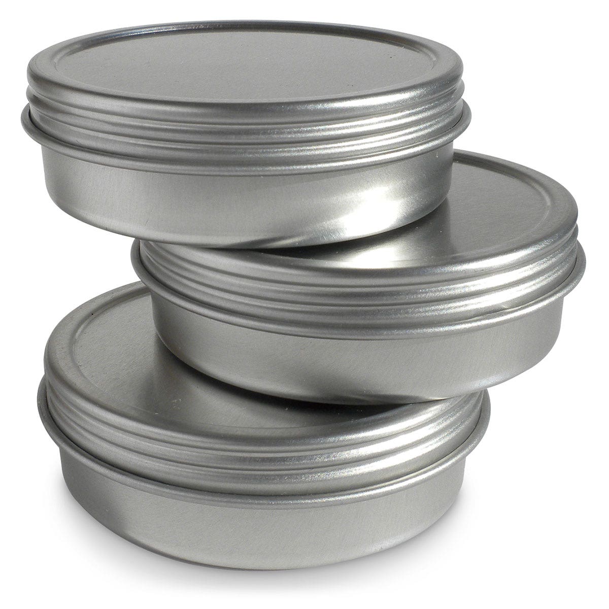 9740643-Empty Metal Tins - Set of 3 - 2 oz.