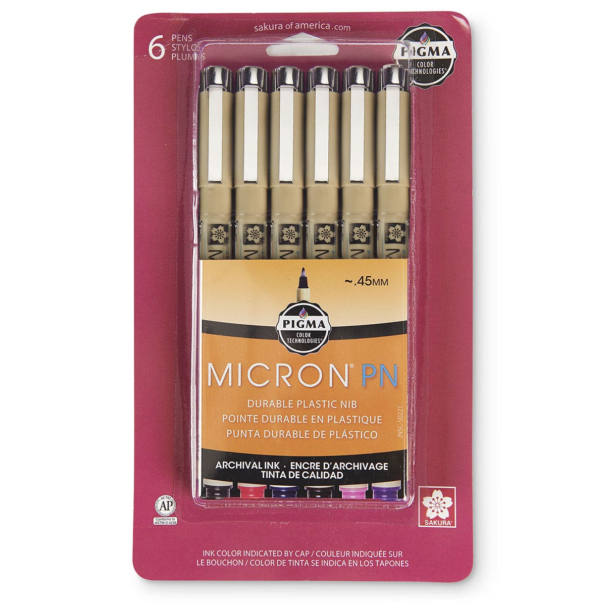 9740834-Pigma® Micron® PN Pens - Set of 6