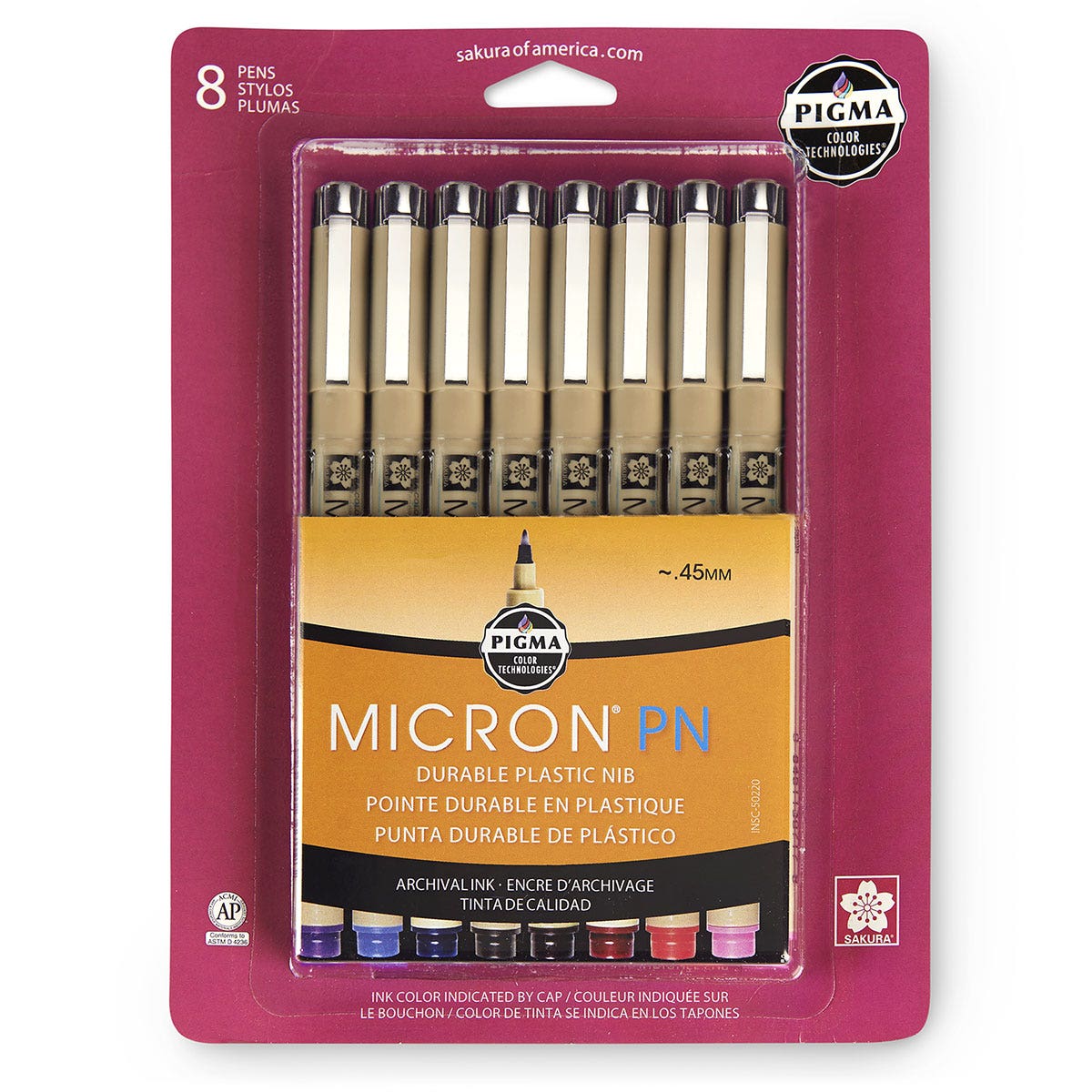 9740835-Pigma® Micron® PN Pens - Set of 8