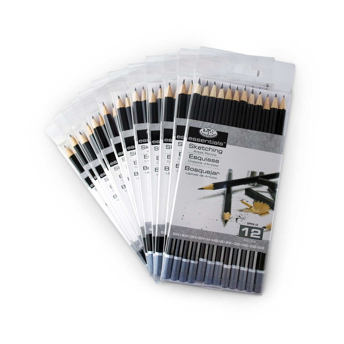9741059-Royal Brush® Sketch Pencil Classroom Pack