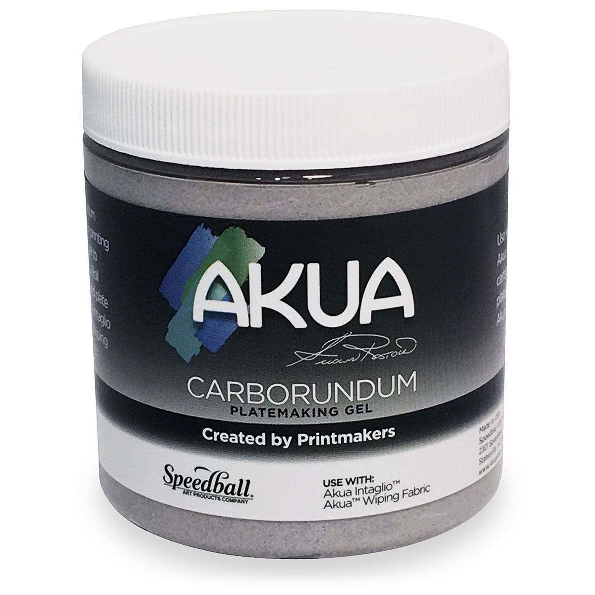 9741160-Speedball® Akua™ Carborundum Gel Medium for Platemaking - 8-oz. (237 ml) Jar