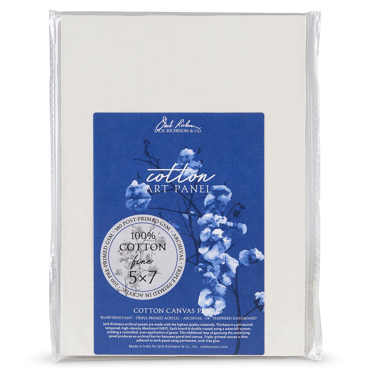 X00009742026-Jack Richeson® Fine Cotton Canvas Panel