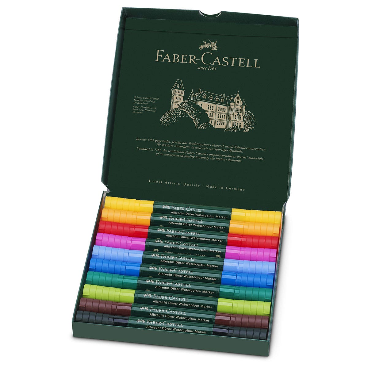 9742452-Faber-Castell® Albrecht Durer® Watercolor Markers - Set of 10