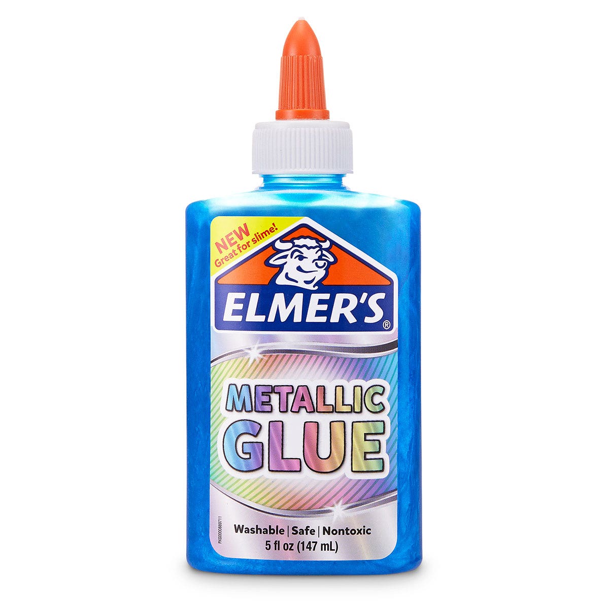 9742544-Elmer's® Glue Metallic Liquid Glue - 5-oz. Bottle - Blue