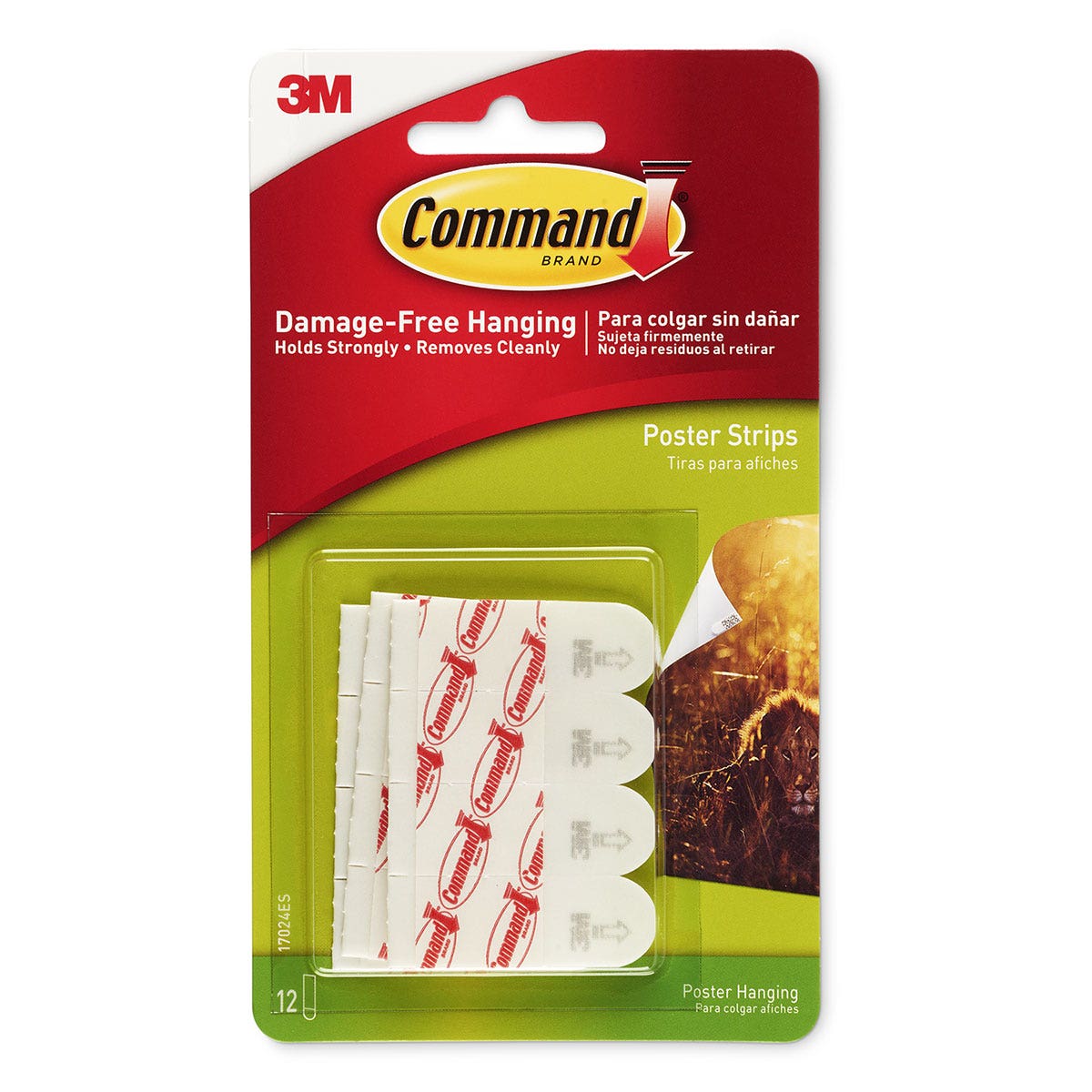 9742553-Command® Poster Strips - Pkg. of 12