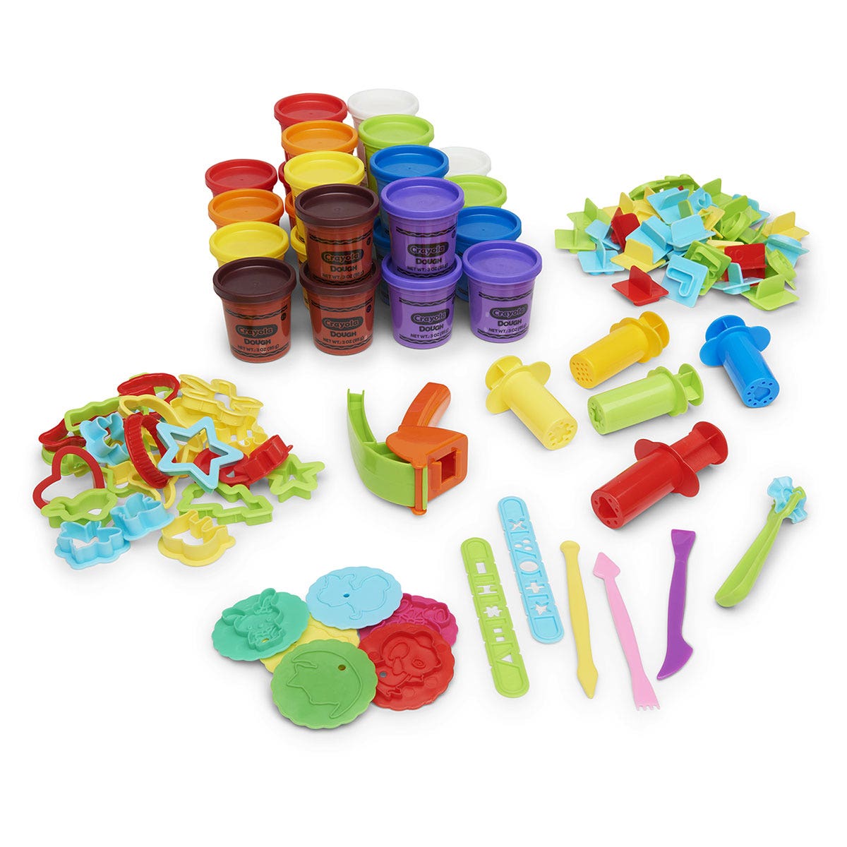 9742581-Crayola® Dough Classpacks® - 3-oz. Dough Tubs and Dough Tools