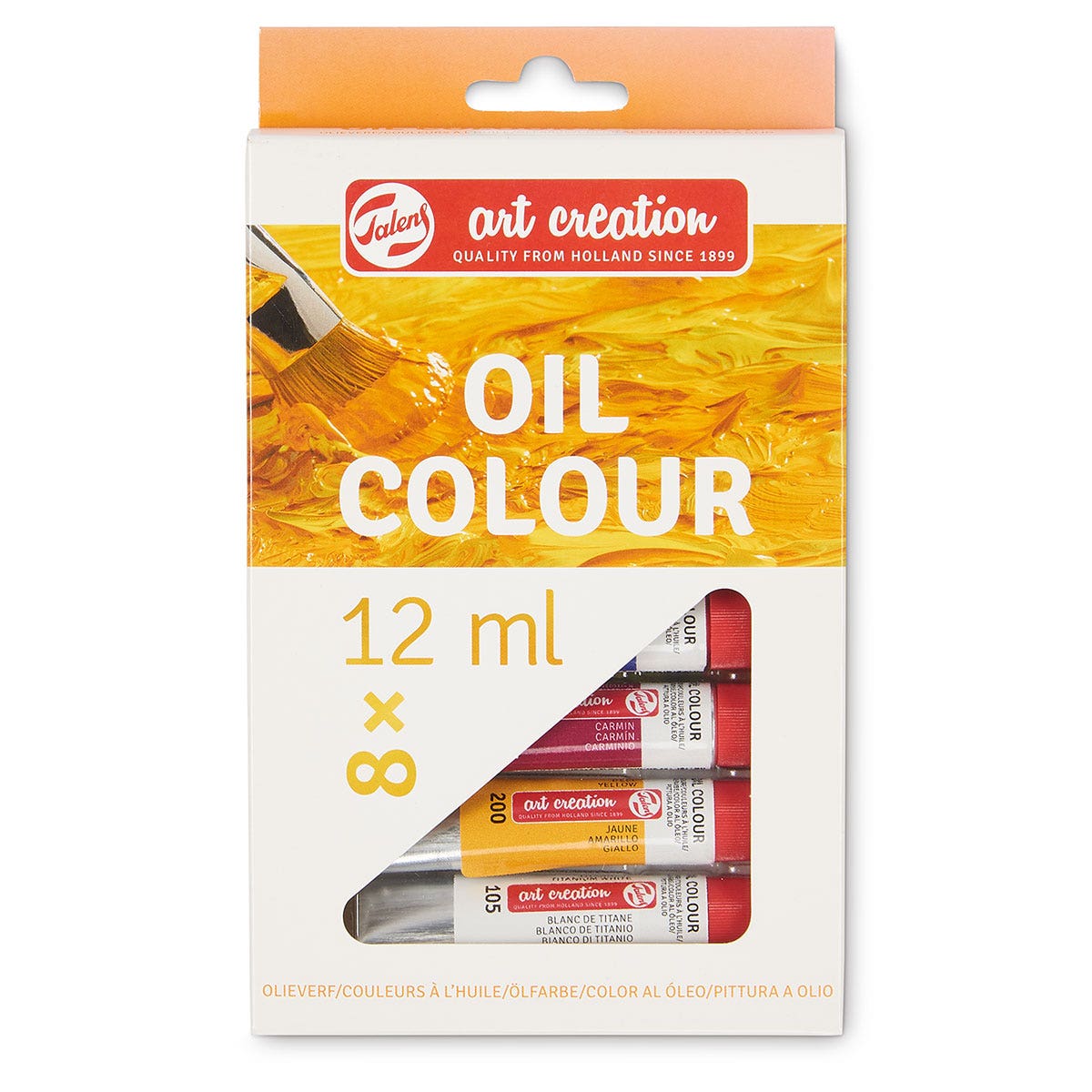 9742664-Talens Art Creation Oil Paint - Set of 8