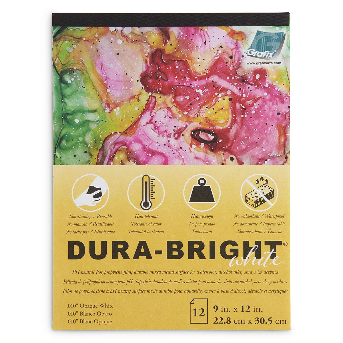 9742767-Grafix® Craft Plastic - 9 in. x 12 in. - 12 Sheets