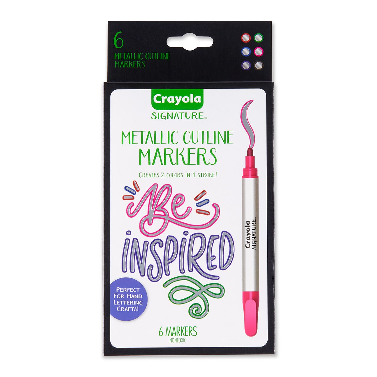 9742846-Crayola® Metallic Outline Paint Markers