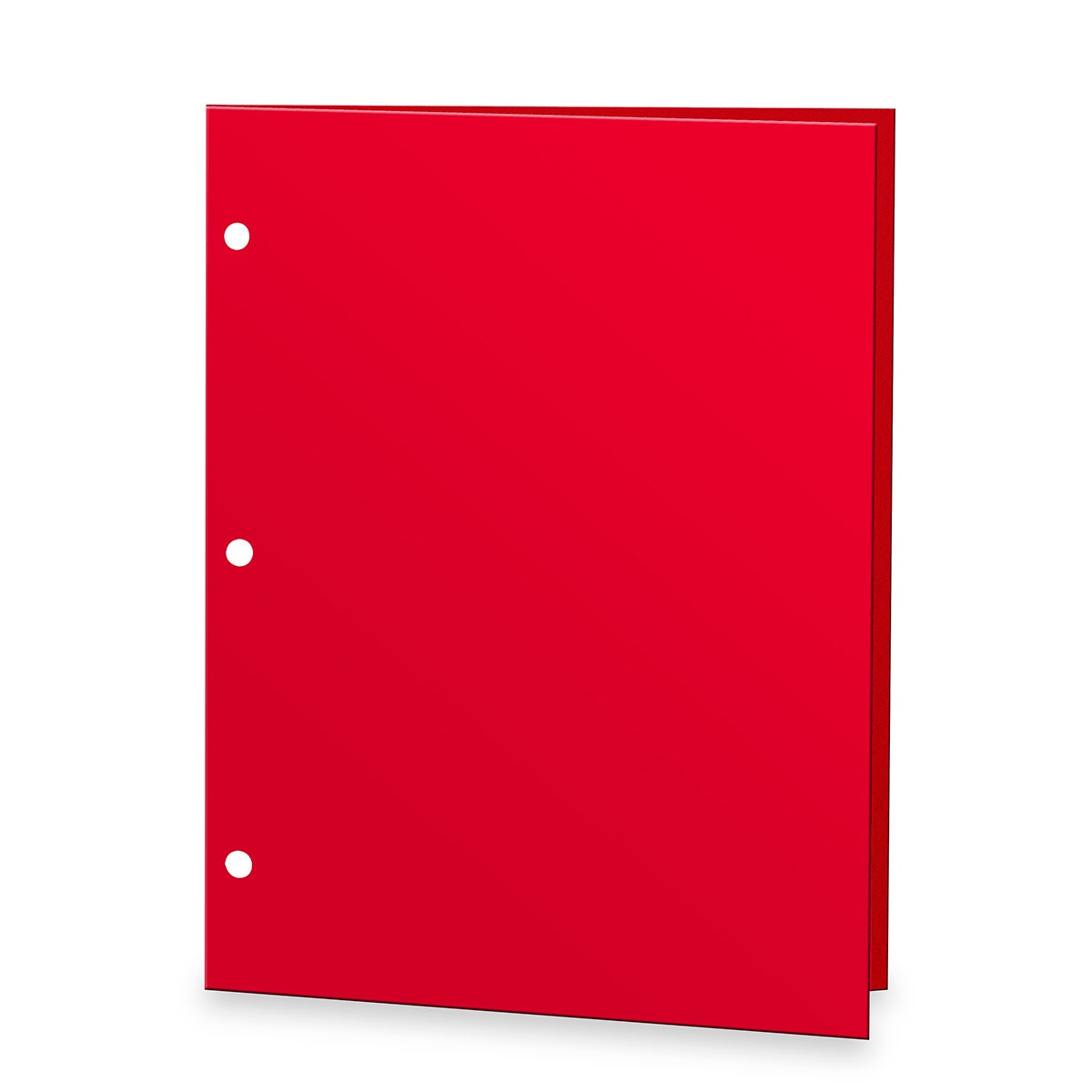 BE01293-Solid Color 2-Pocket Paper Portfolio - 12 in. x 9-3/8 in. - Assorted Color