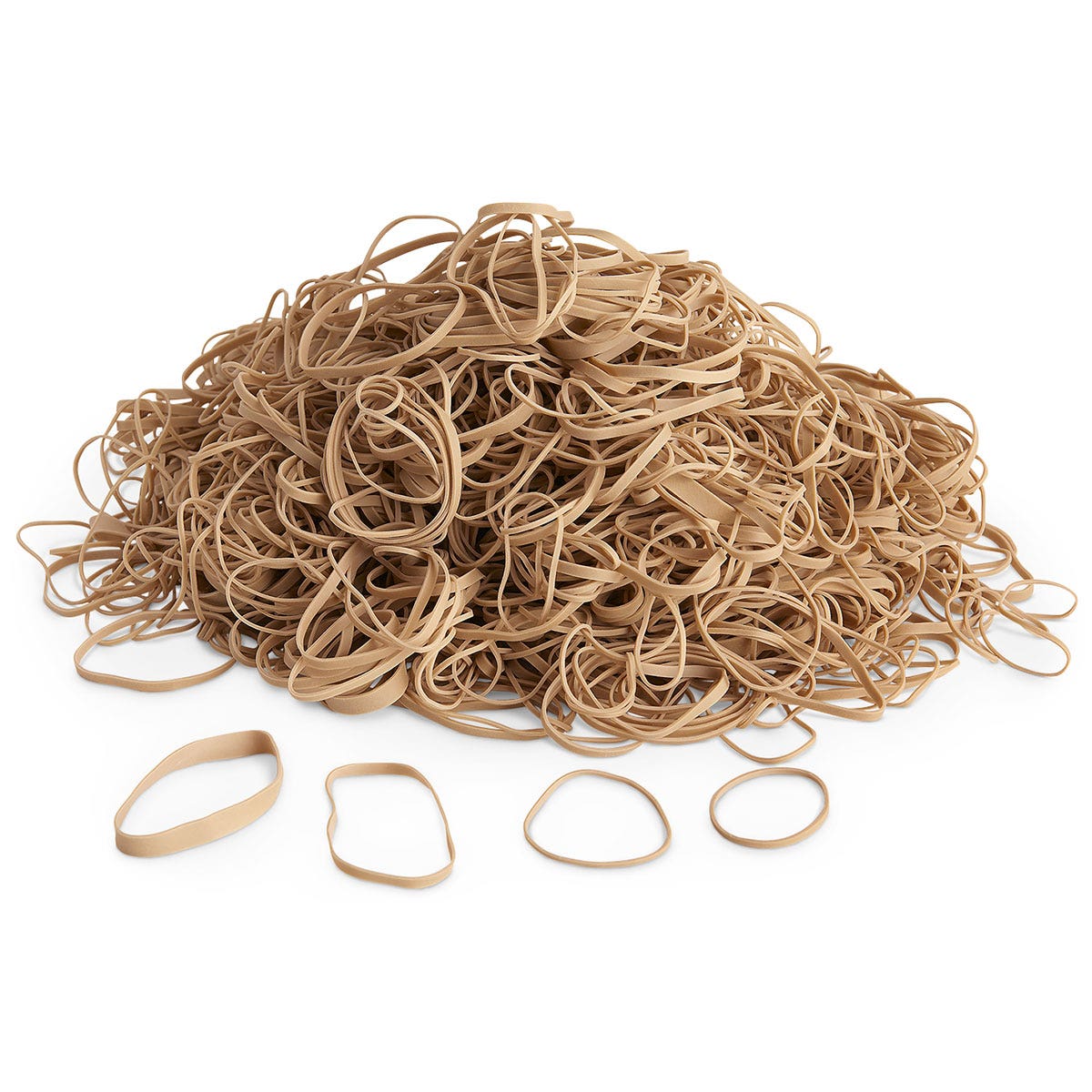 BE01004-Advantage® Natural Latex Rubber Bands - 1-lb. Box