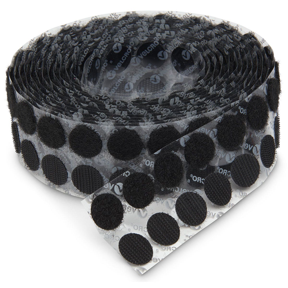 BE01347-VELCRO® Sticky Back™ Coins - Black