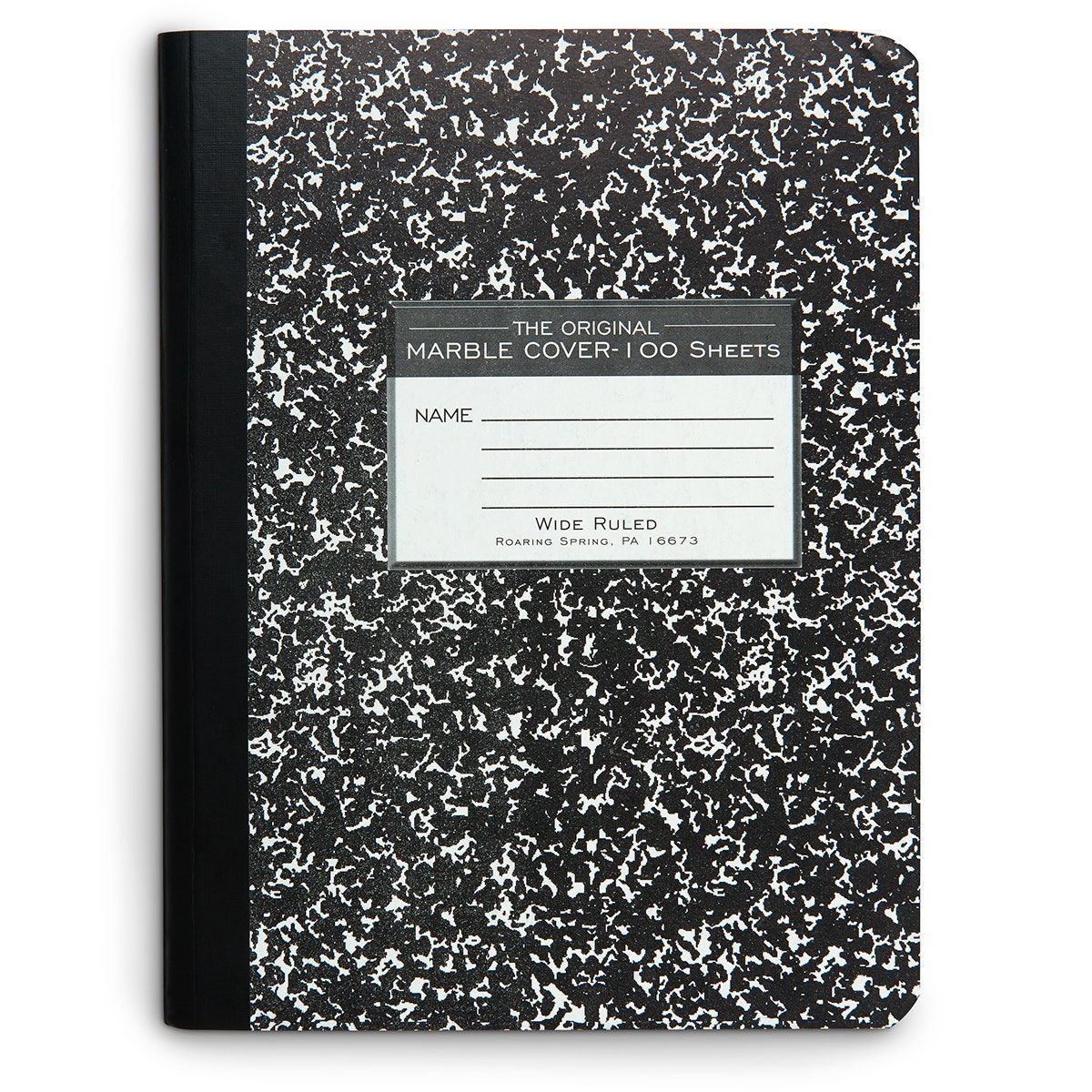 BE01357-Black Marble Composition Book