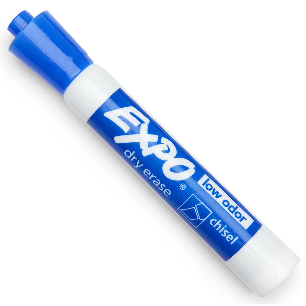BE01633-EXPO® Low-Odor Dry-Erase Marker - Chisel Tip - Blue